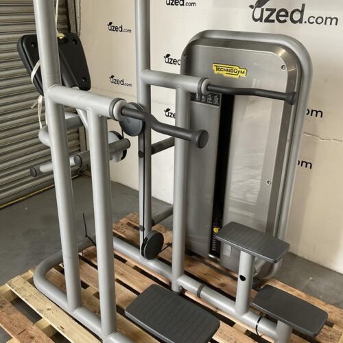 Technogym Element Assisted Kneeling Chin Dip - Silver