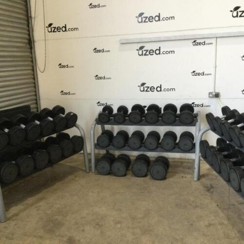 Technogym Dumbbell Set 12-50kg Urethane