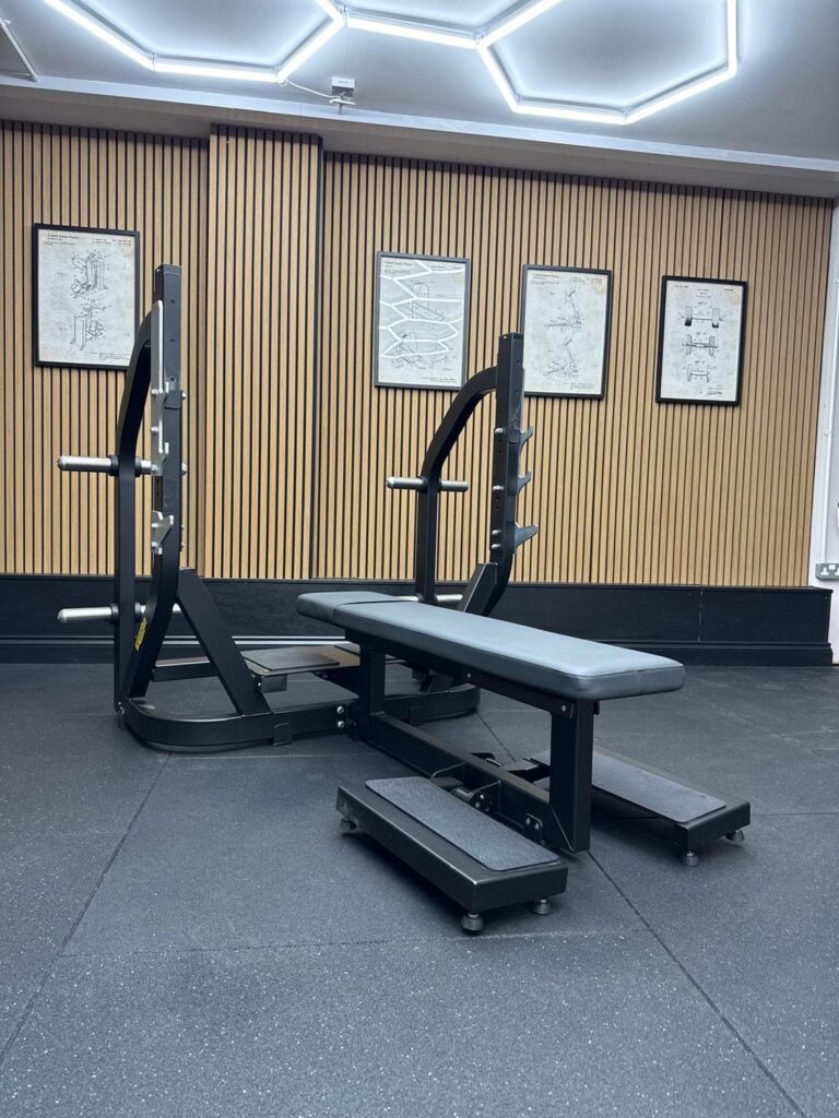 Technogym Pure Strength Olympic Flat Bench (PG07) Black