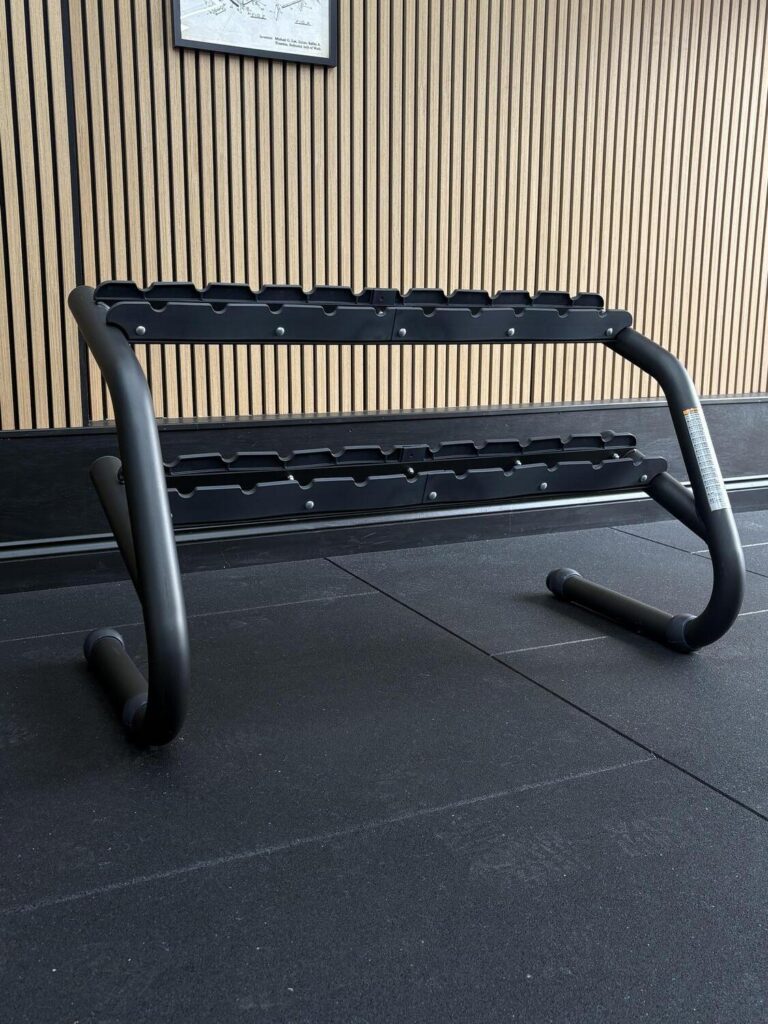 Technogym Chrome Dumbbell Rack (A0000364) Black