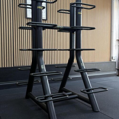 Technogym Vertical Dumbbell Rack Black