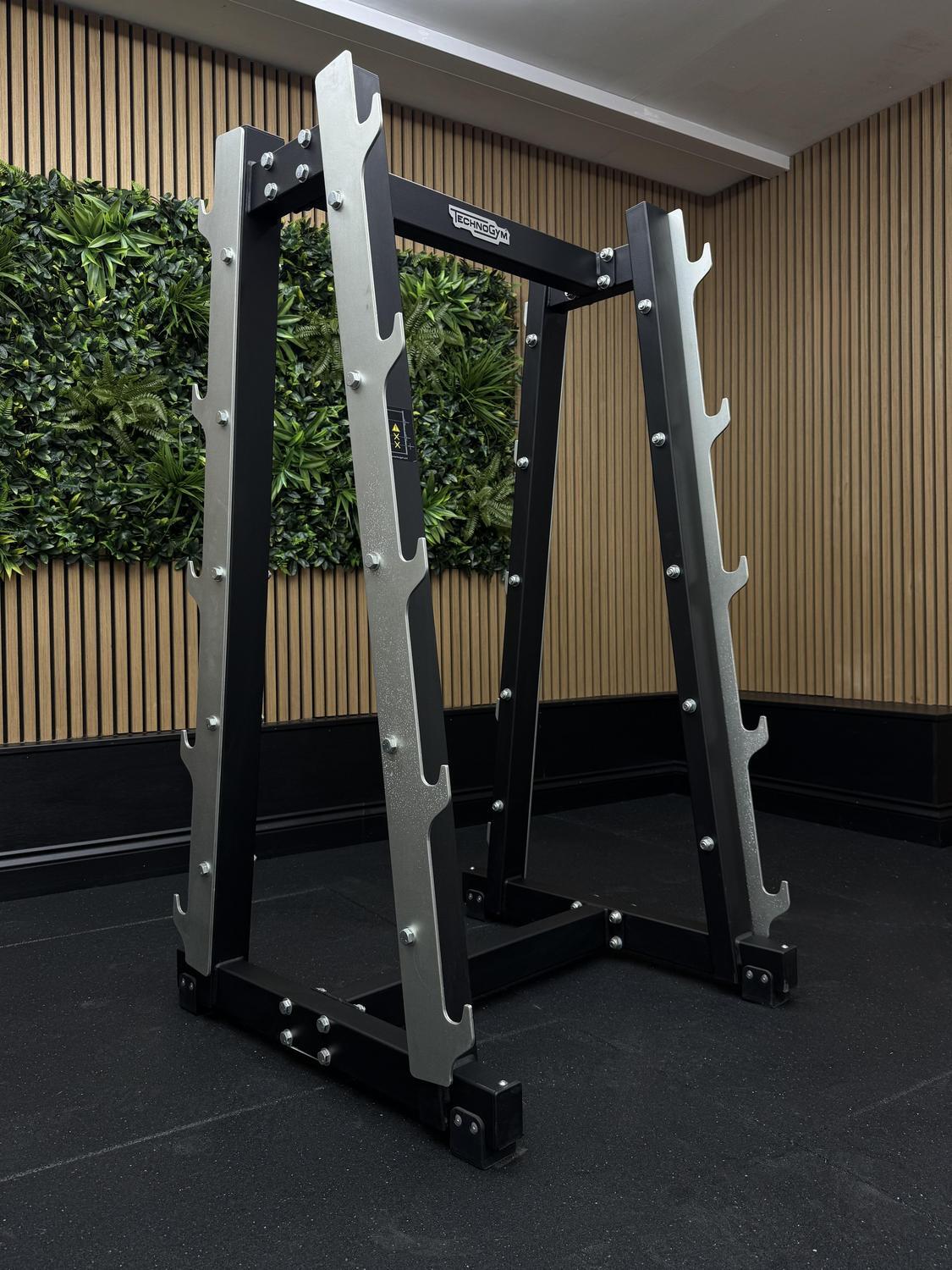 Technogym PURE STRENGTH 10 Place Barbell Rack (A0000520) Black - Image 4