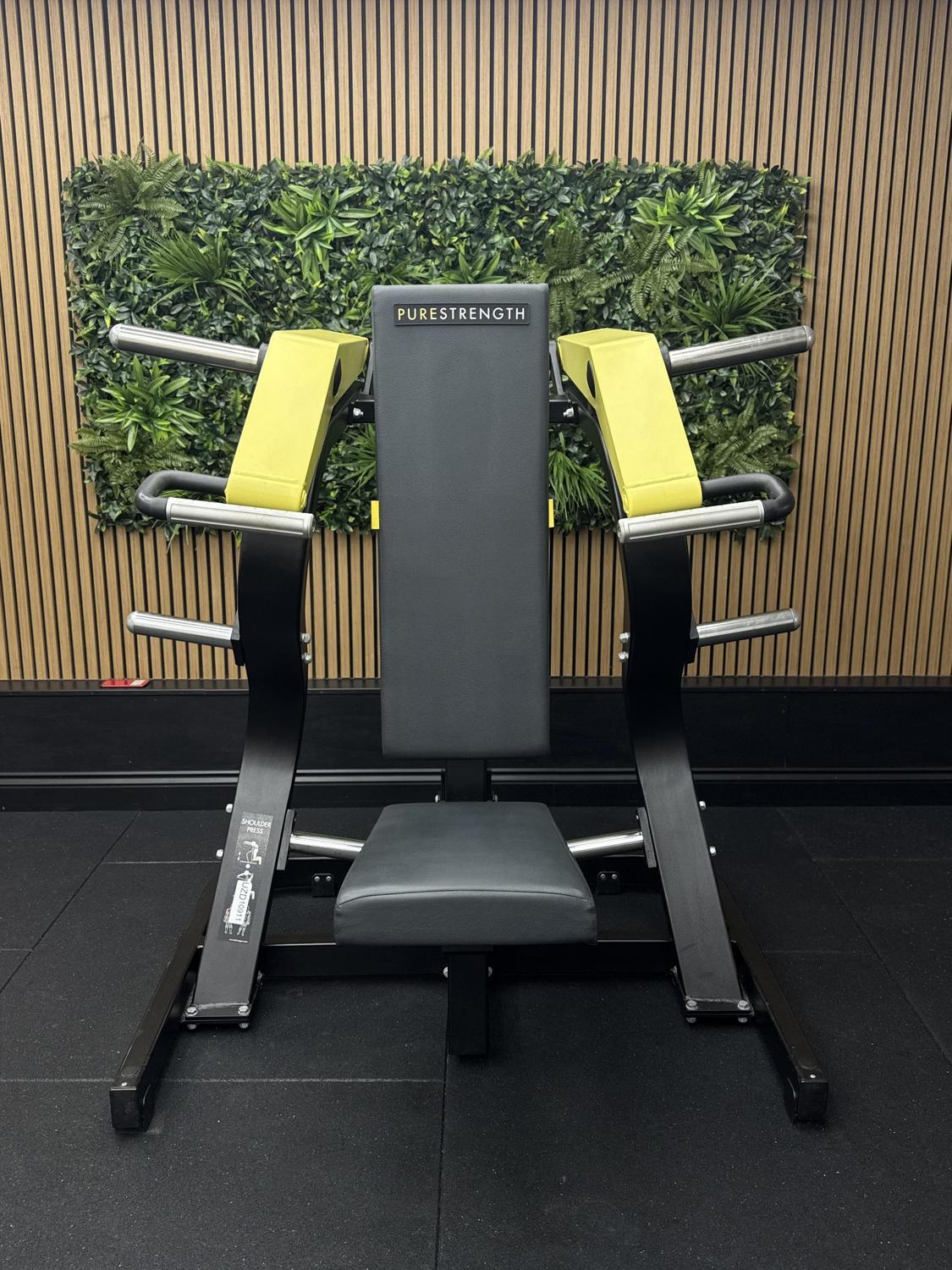 Technogym PURE STRENGTH Shoulder Press (MG3500) Black/Yellow