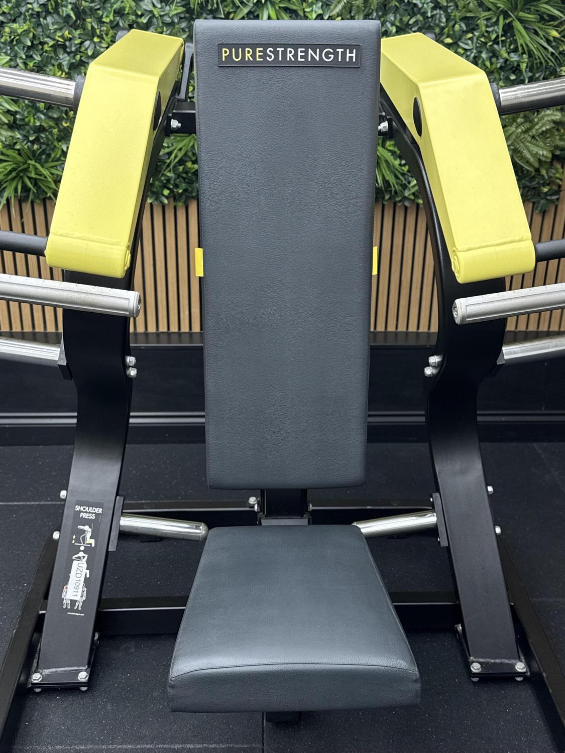 Technogym PURE STRENGTH Shoulder Press (MG3500) Black/Yellow - Image 6