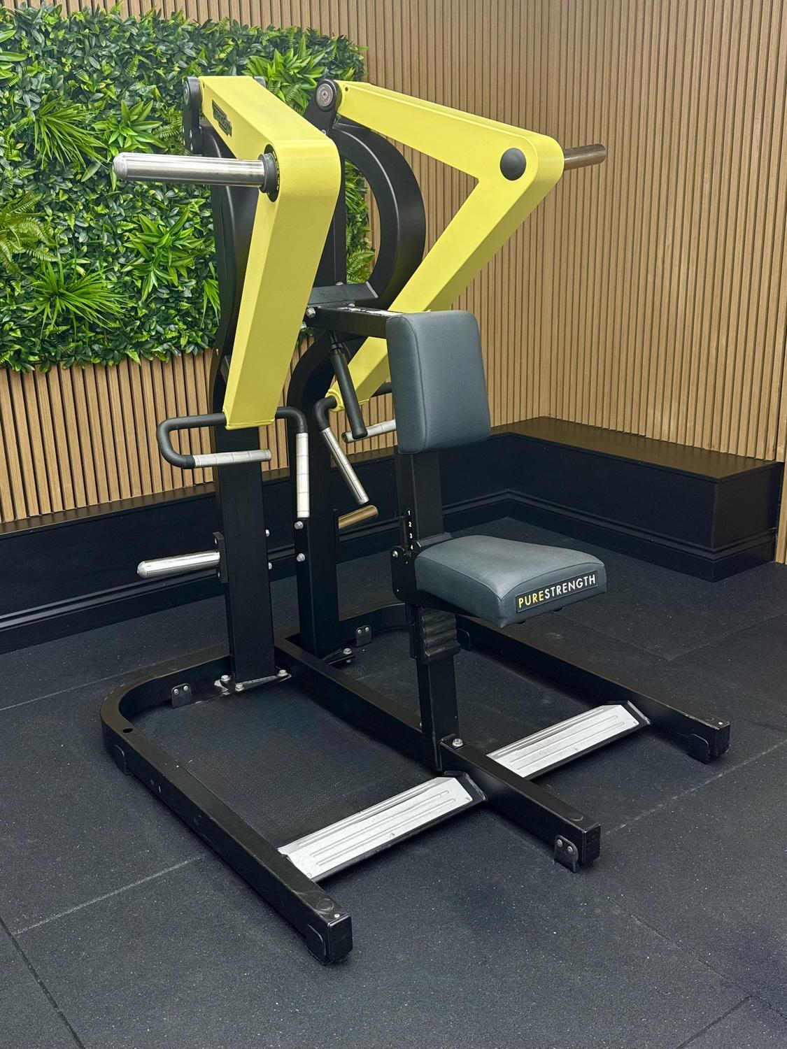 Technogym PURE STRENGTH Low Row (MG2500) Black/Yellow