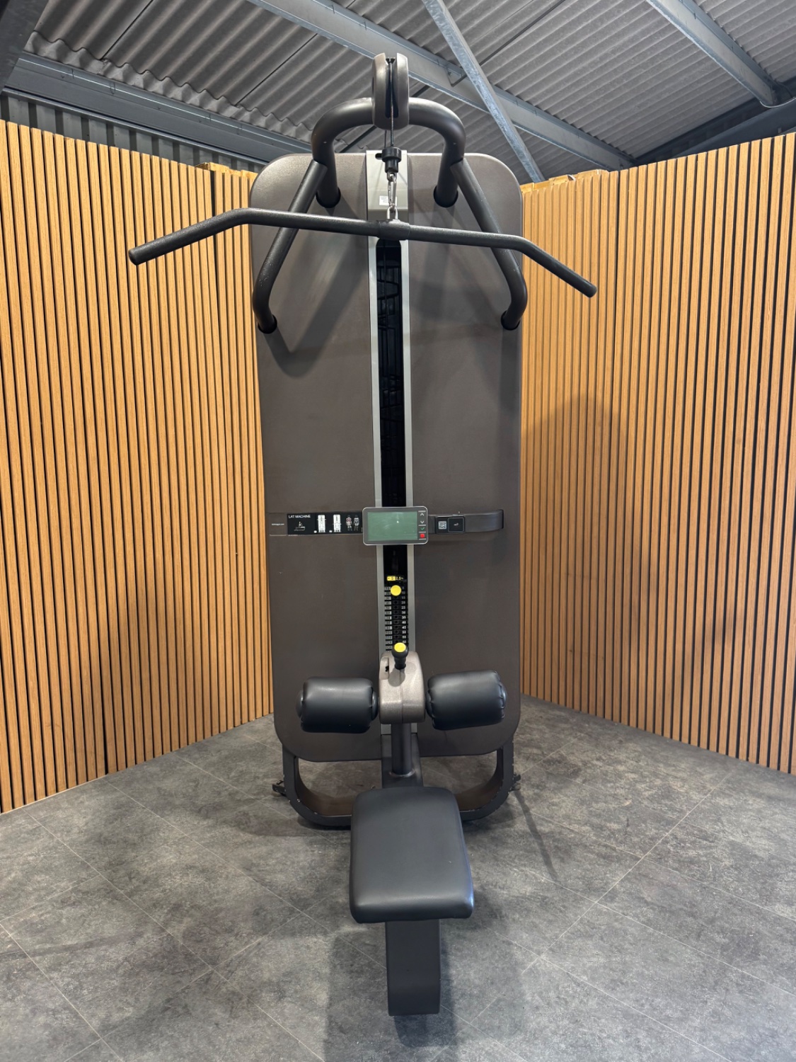 Technogym Artis Lat Machine (MK12) Carbon Grey