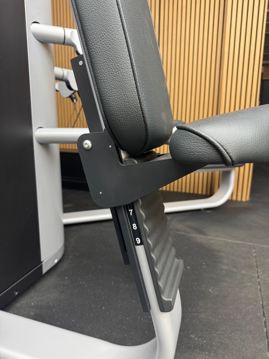 Technogym Plurima (MF30) Wall Core/Leg Extension and Press/Overhead Press and High/Low Pull Silver - Image 5