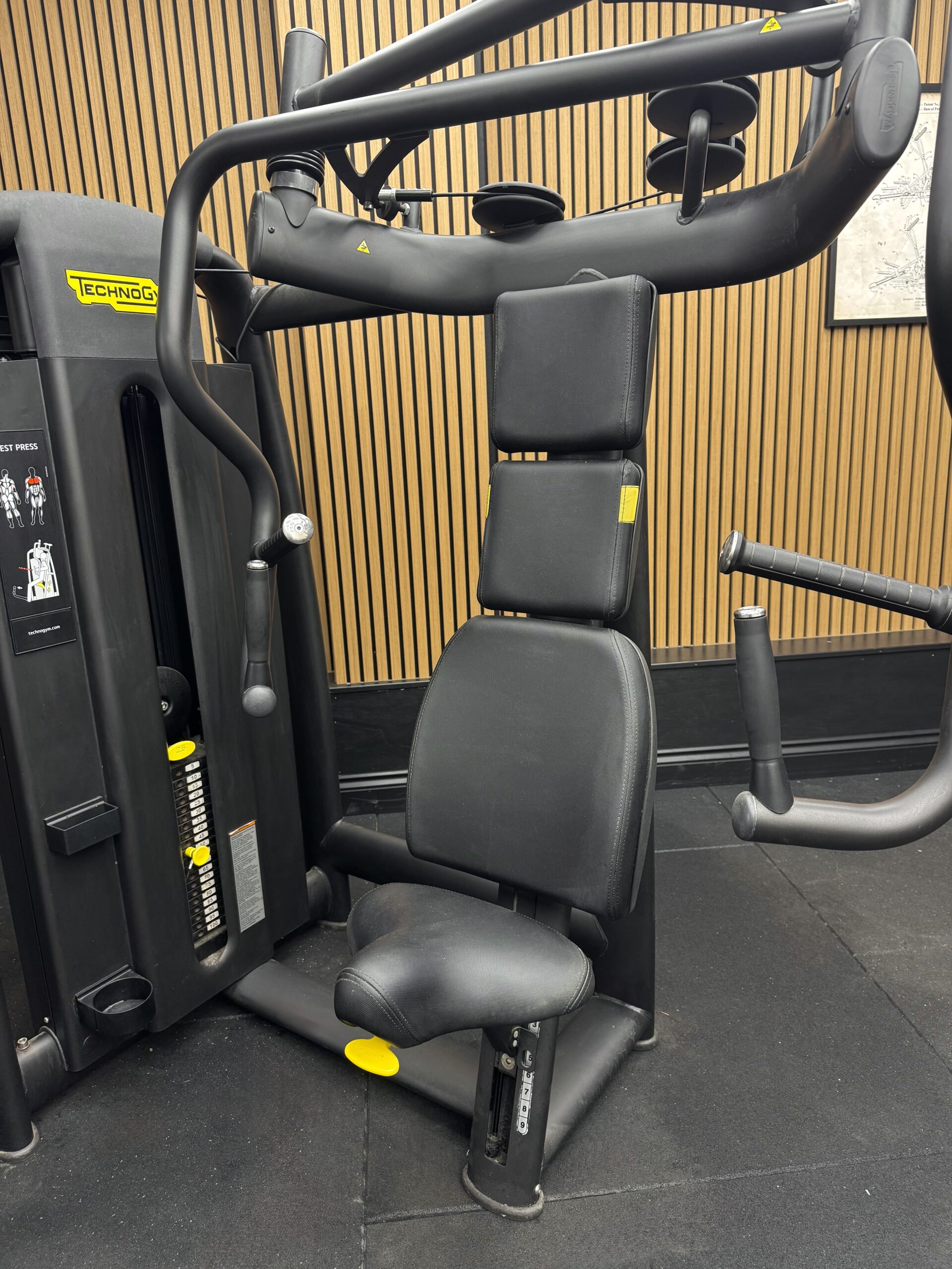 Technogym Selection 900 Chest Press Unity Mini (MNFP) Meteor Black - Image 5
