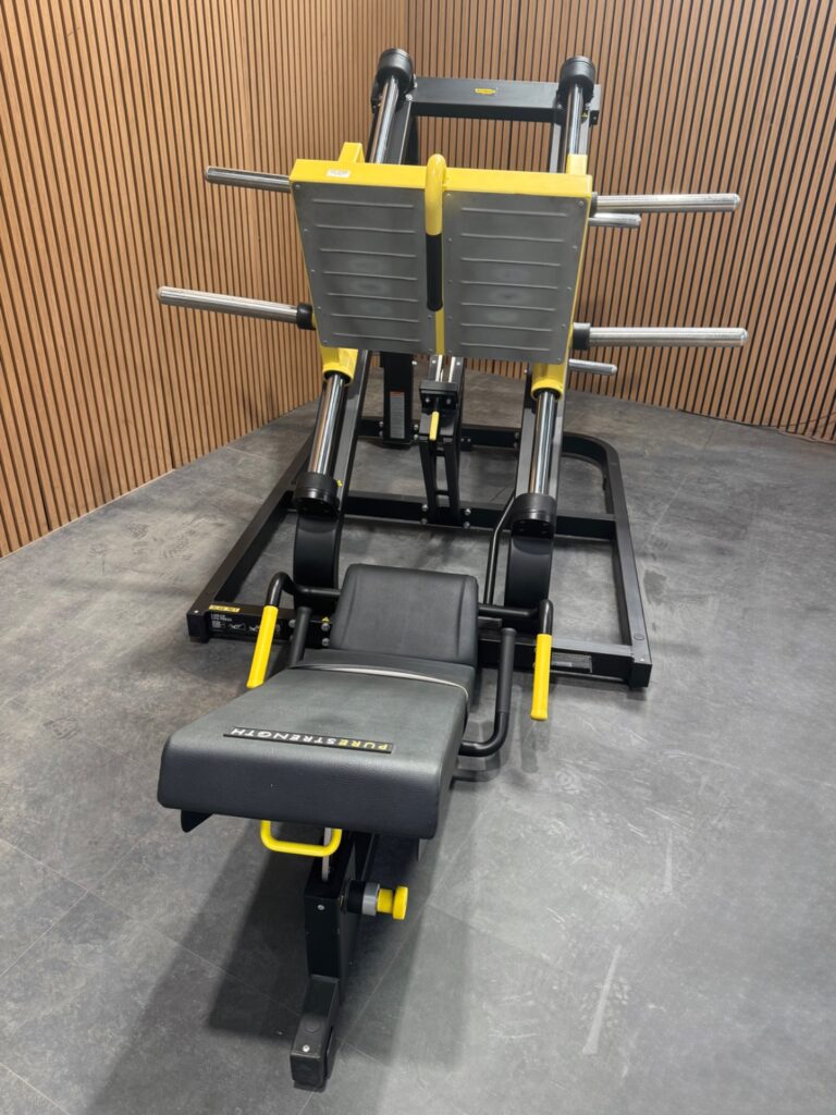 Technogym PURE STRENGTH Linear Leg Press (MG7500) Black/Yellow